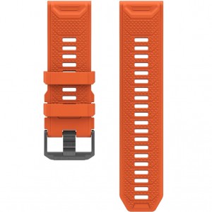 Coros 26mm Silicone Band Coral | MZFW74856