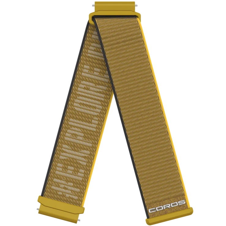 Coros 20mm Nylon Band Yellow | JNFZ16932