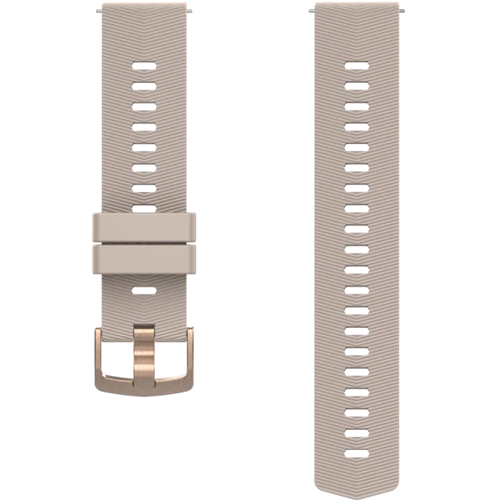 Coros 20mm Silicone Band Beige | RYDG76214