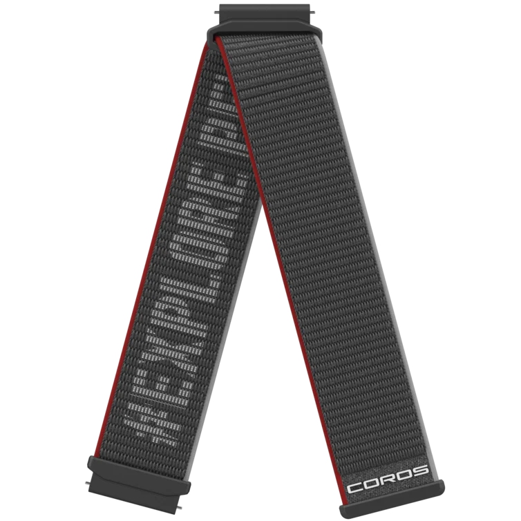 Coros 22mm Nylon Band Black | MXWG30762